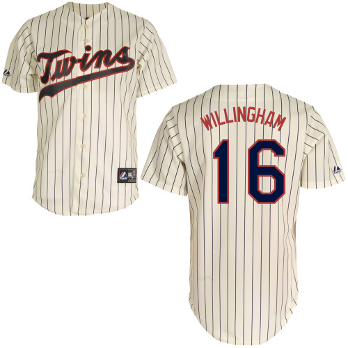Josh Willingham #16 mlb Jersey-Minnesota Twins Women's Authentic Alternate 3 White Baseball Jersey